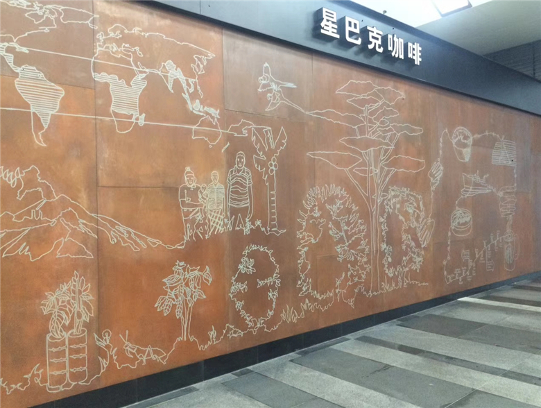 东河耐候钢幕墙